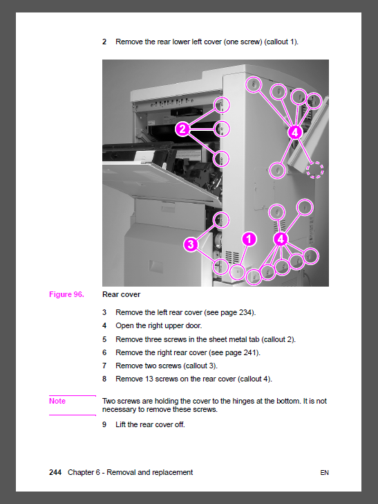 HP Color LaserJet 8500 8550 Service Manual-4